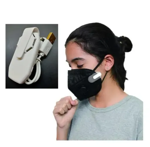 Ventilador De Máscara Facial Usb Recarregável - Novo