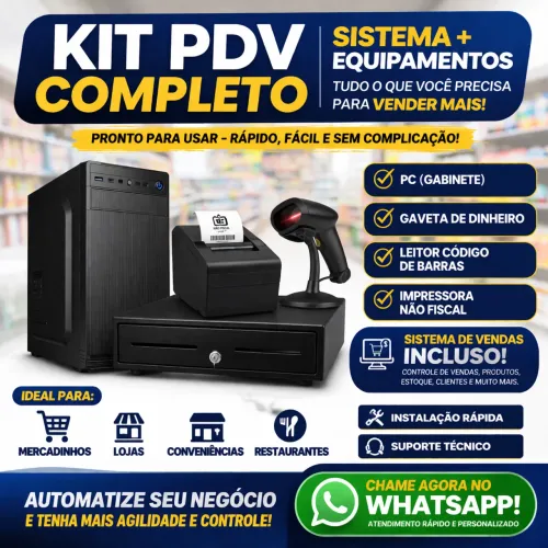 Kit PDV Completo + Sistema de Vendas