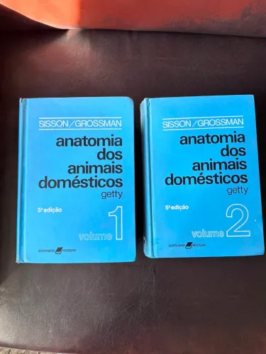 livro anatomia dos animais domésticos getty volume 1 E 2