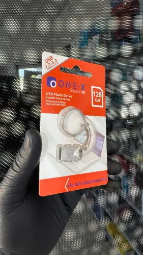 Pendrive 128GB Chaveiro Metal