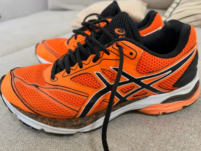 tênis asics gel-pulse 8a laranja 41