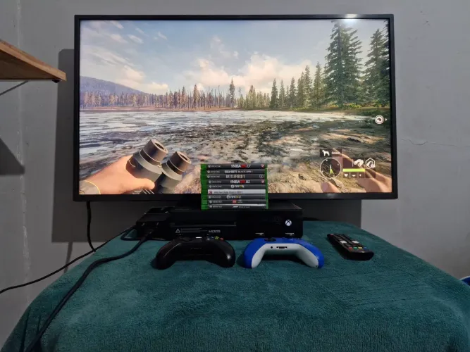 Xbox One 500GB + 2 Controles + 10 Jogos (Vendo ou Troco por PC )