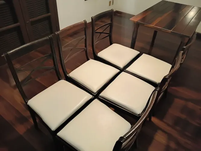 URGENTE! CONJ DE 6 CADEIRAS RETRÔ!