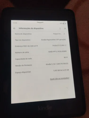 Kindle Amazon 10 geração