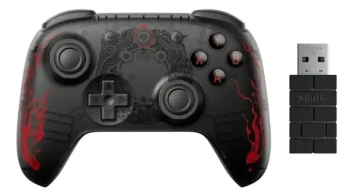 Controle 8bitdo ultimate 2C back mith wukong
