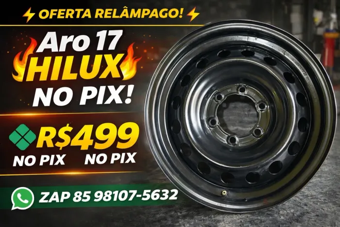 aro 17 de ferro da hilux 