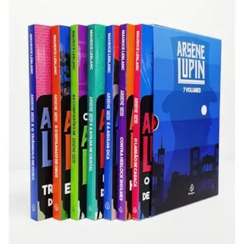 Box Arsène Lupin | 7 Livros | Edição Especial | Brinde incluso | 