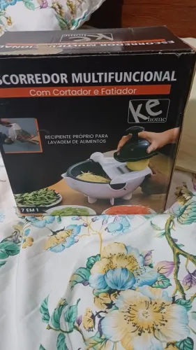 Escorredor Multifuncional e Cortador Fatiador