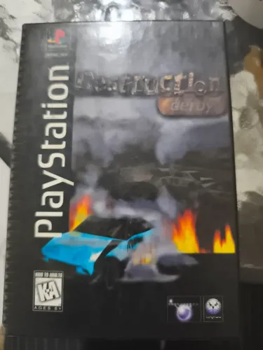 Destruction Derby jogo original ps1 americano