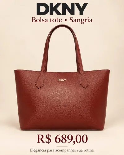 Bolsa DKNY VERSÁTIL E NA COR DO MOMENTO
