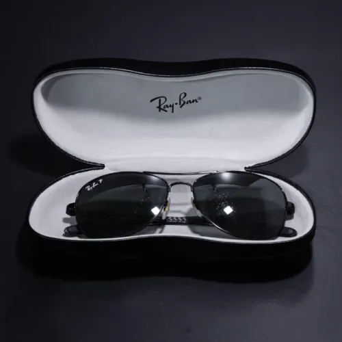 Rayban Piloto RB8301 Aço Gradiente Prateado Polarizado