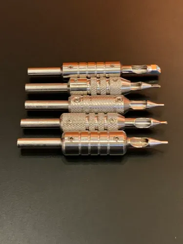 5 Ponteiras aço inox grip 20 mm