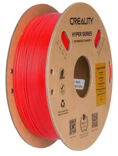 Filamento PETG Hyper Series Creality Para Impressora 3D Vermelho