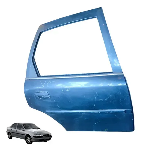 Porta Traseira Direita Vectra 1997 A 2005 Traseira Direita Azul