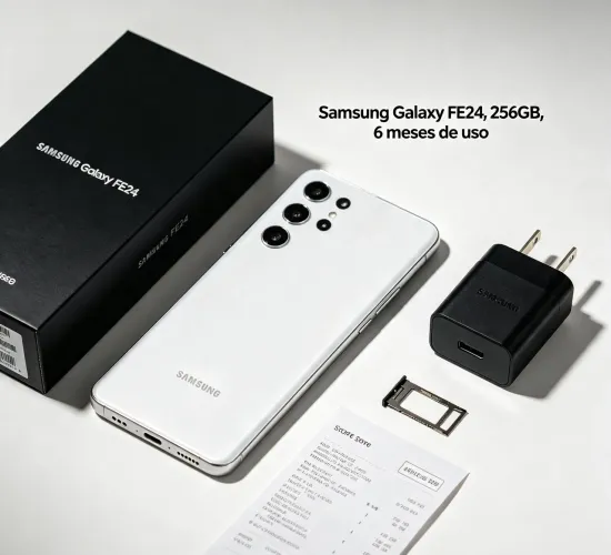 ÓTIMO PREÇO, CELULAR GALAXY SAMSUNG FE24 NOVO ?