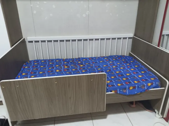 Berço modelo Mine cama + colchão