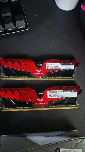 Kit Memória Ram 16gb ram DDR4 2x8gb T-Force Dark 3200mhz