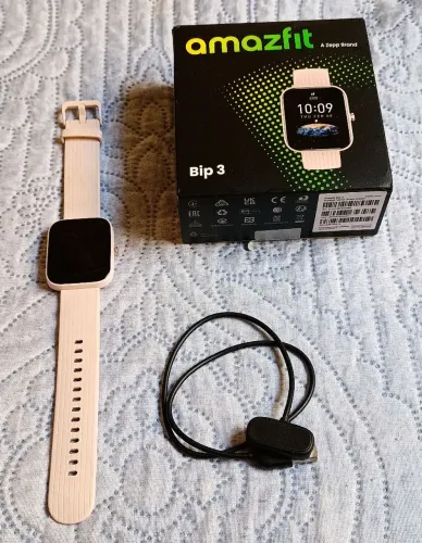 Smartwatch amazfit bip 3 rosa