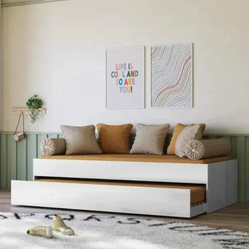 Bicama Solteiro Cama Auxiliar Onix Moveis Peternella
