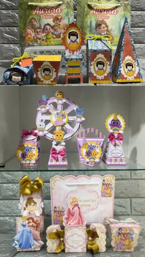 Mimos para aniversário vários temas top e lindos