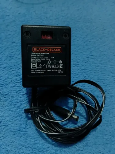 Carregador / Fonte Black & Decker Original 5V 280mA (Bivolt)