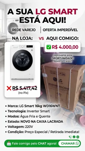 Lava e seca 16 kg LG
