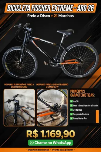Bicicleta Fischer Extreme - Aro 26