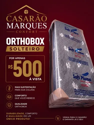 Cama de solteiro orthobox 
