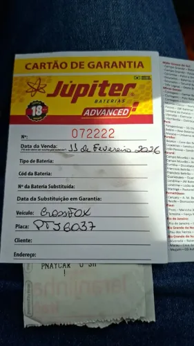 BATERIA PRA CARRO