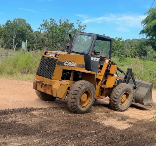 Pá carregadeira case w20e