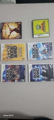 Pacotao de jogos originais Nintendo wii