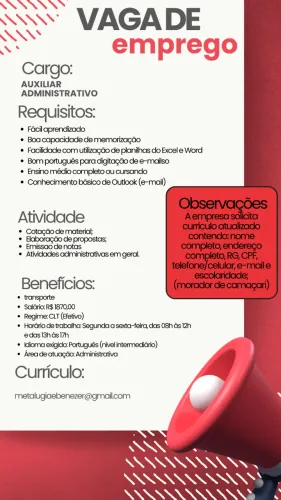 auxiliar administrativo