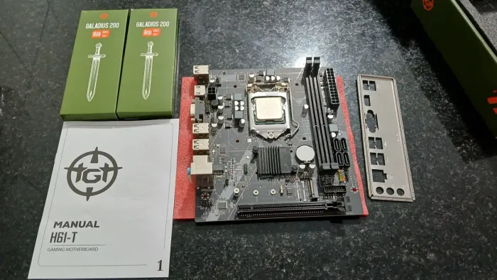 Kit Upgrade Placa Mãe H61 + Processador i5-3470 + 16GB RAM + Cooler