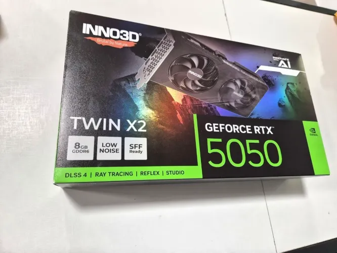 Placa de vídeo NVIDIA GeForce RTX 5050 8GB!