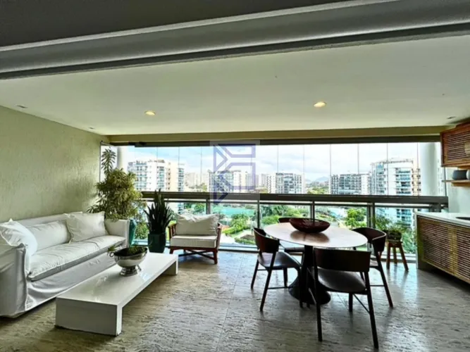 Santa Mônica Jardins, Apartamento de Luxo na Barra da Tijuca com 3 Suítes, 260m² e 3 Vagas