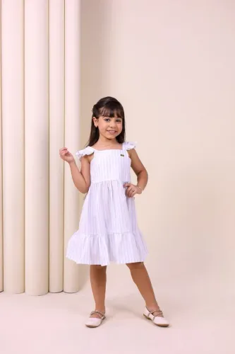 VESTIDO PÉTALA AZUL