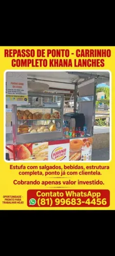 Carrinho de Lanche completo