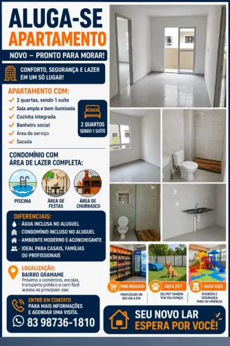 Apartamento bairro de Gramame 