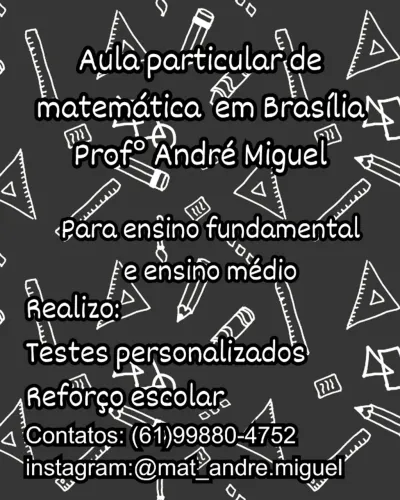 Aula particular de matemática em Brasília 