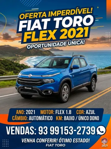 Fiat Toro Volcano 1.3 T270 4X2 Flex AUT 2022