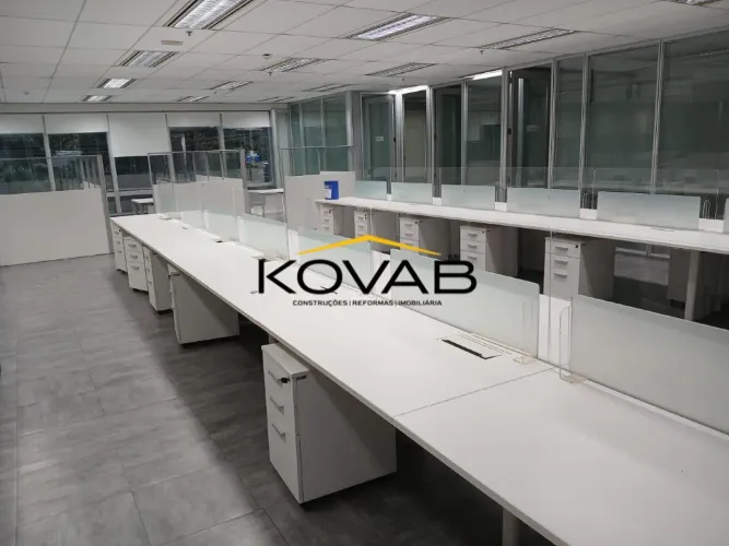 Locação Laje corporativa Mobiliada 660m² - Berrini Alto Padrão