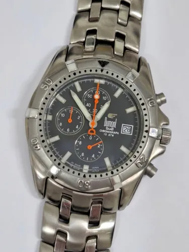 Relógio Dumont Saab Titanium Chronograph