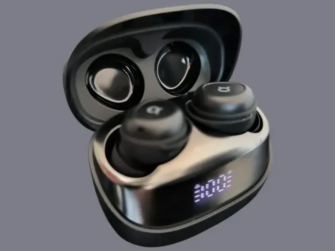 Fone Bluetooth Sem Fio (Novo) - Som Hi-Fi e Estojo de Carregamento