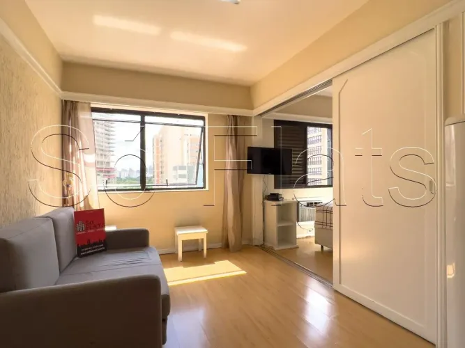 New Citi, flat disponível para locação contendo 31m², 01 dormitório e 01 vaga de garagem.