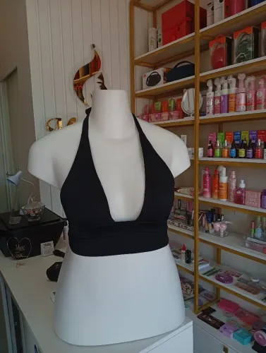 Cropped multiformas preto