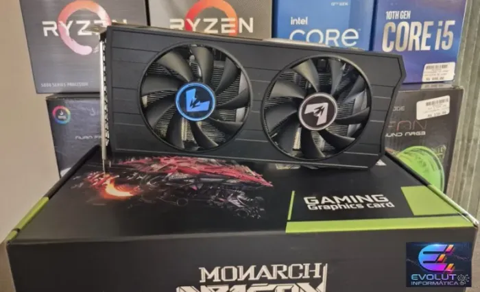Placa de vídeo RX 580 8GB DDR5 nova, lacrada, com garantia!