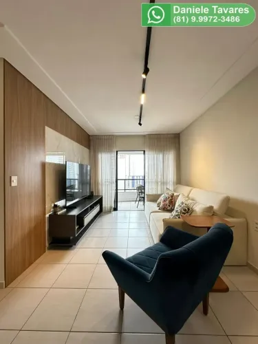 Apartamento à venda em Boa Viagem  - 3 quartos, sendo 3 suítes - Varanda e 2 vagas de gara