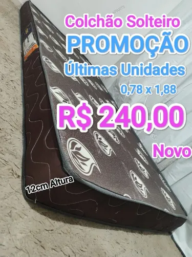 Colchão Solteiro Espuma D20 NOVO Entrego