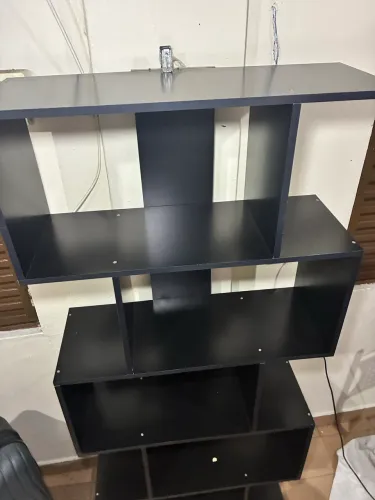 Vendo estante de livros preta - somente retirada