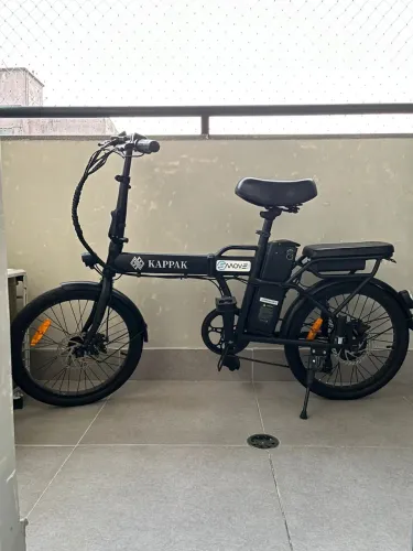 Bicicleta Elétrica Kappak 36V 350W - Dobrável - Seminova